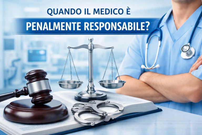 Scopri di più sull'articolo QUANDO IL MEDICO È PENALMENTE RESPONSABILE?