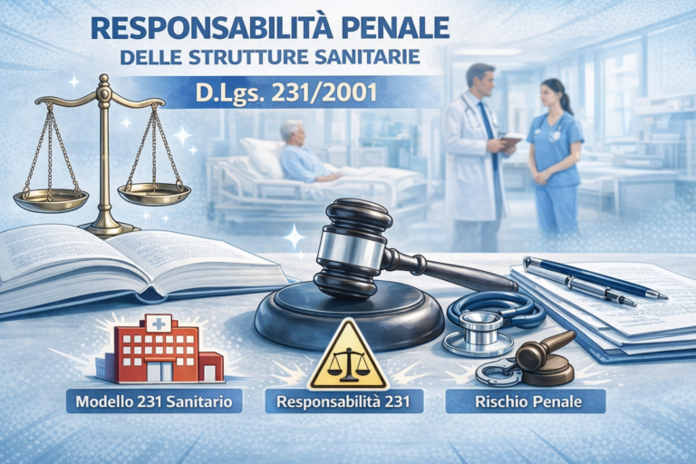 Scopri di più sull'articolo Responsabilità penale delle strutture sanitarie: guida al D.Lgs. 231/2001