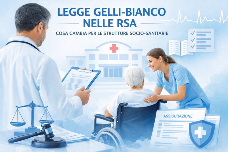 Scopri di più sull'articolo Legge Gelli-Bianco nelle RSA: cosa cambia per le strutture socio-sanitarie