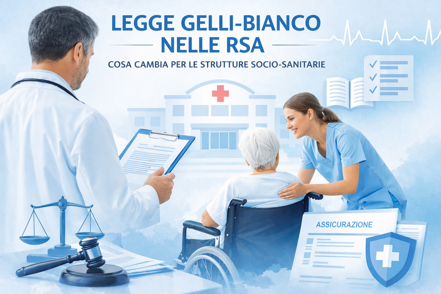 Scopri di più sull'articolo Legge Gelli-Bianco nelle RSA: cosa cambia per le strutture socio-sanitarie