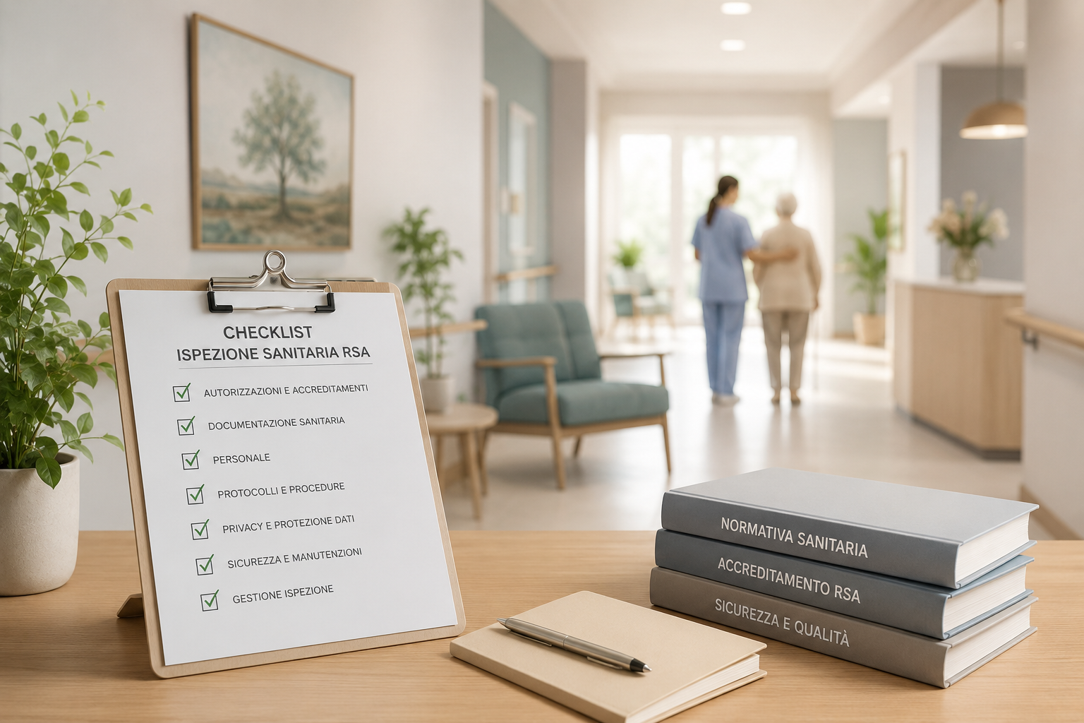 Scopri di più sull'articolo Come prepararsi a un’ispezione sanitaria: checklist per RSA