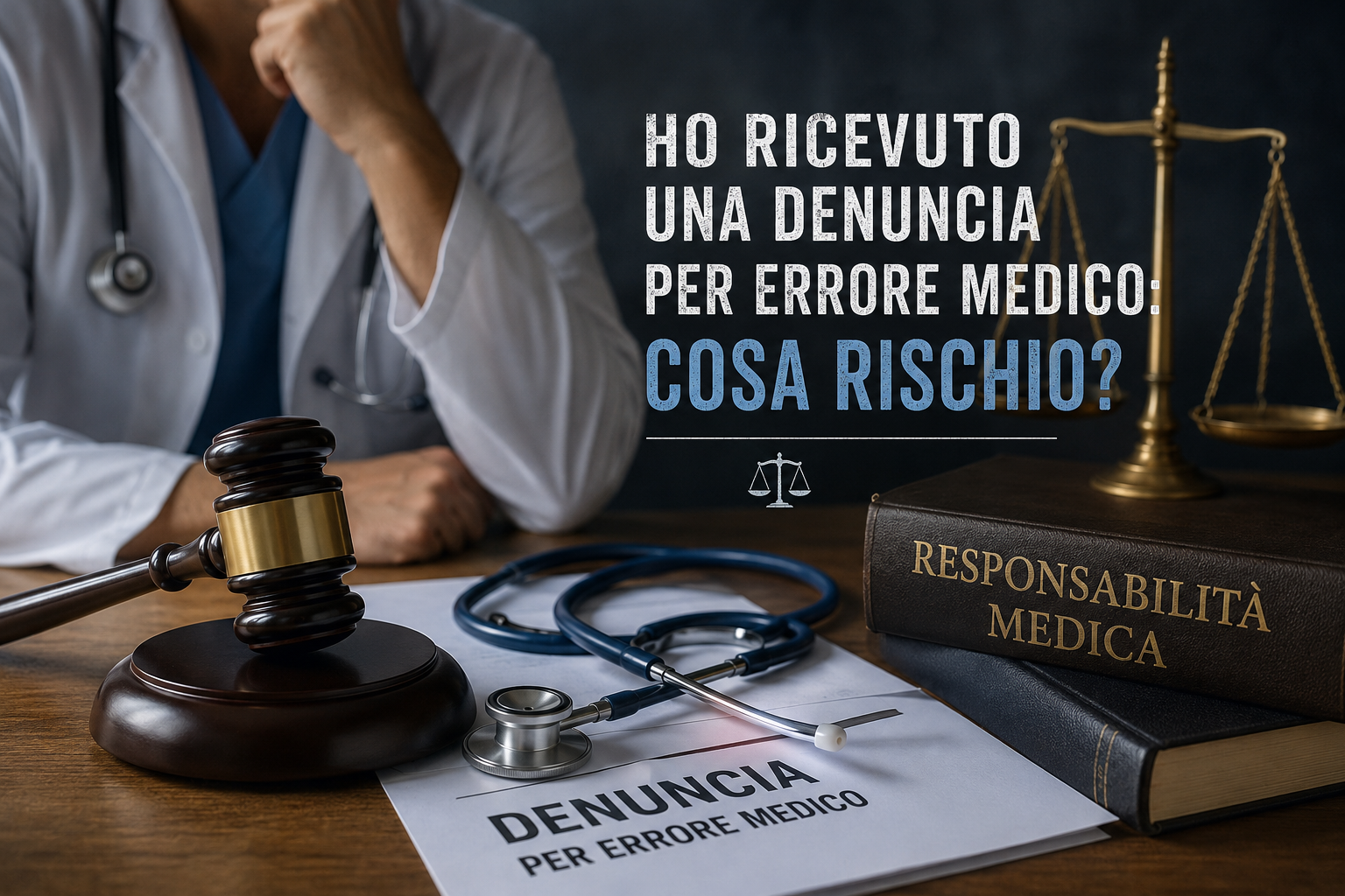 Scopri di più sull'articolo Ho ricevuto una denuncia per errore medico: cosa rischio?