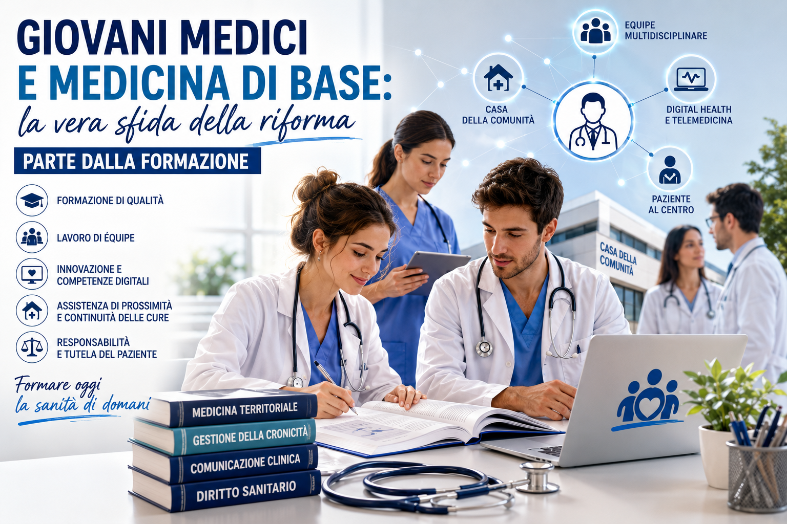 Scopri di più sull'articolo Giovani medici e medicina di base: la vera sfida della riforma parte dalla formazione