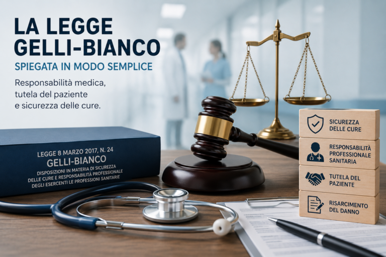 Scopri di più sull'articolo La Legge Gelli-Bianco spiegata in modo semplice