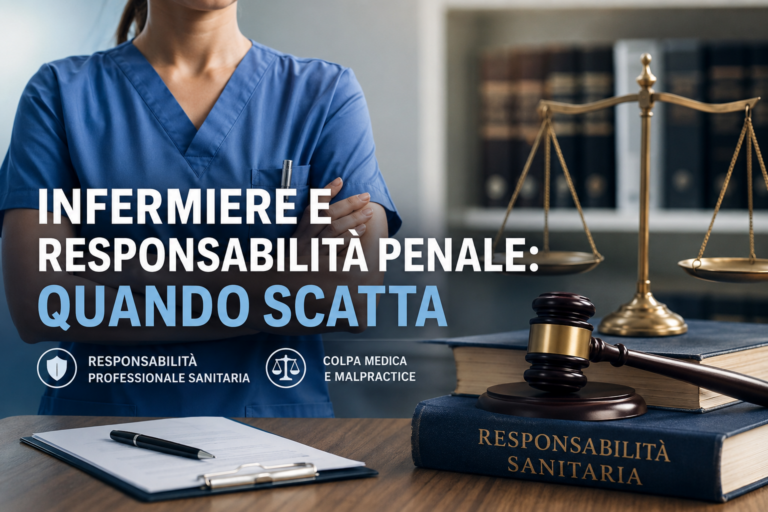 Scopri di più sull'articolo Infermiere e responsabilità penale: quando scatta