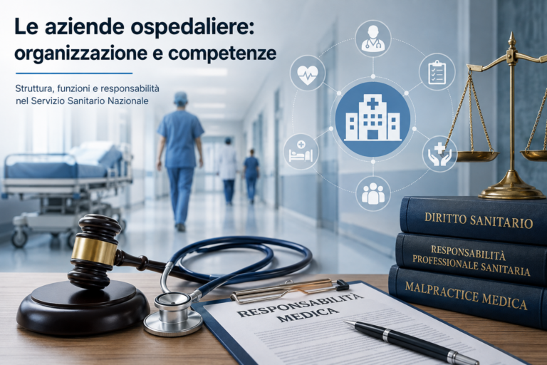 Scopri di più sull'articolo Le aziende ospedaliere: organizzazione e competenze