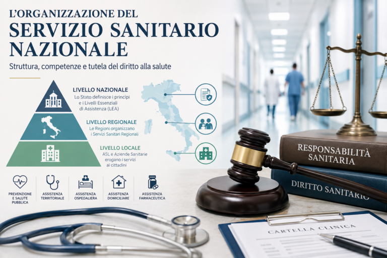 Scopri di più sull'articolo L’organizzazione del Servizio Sanitario Nazionale