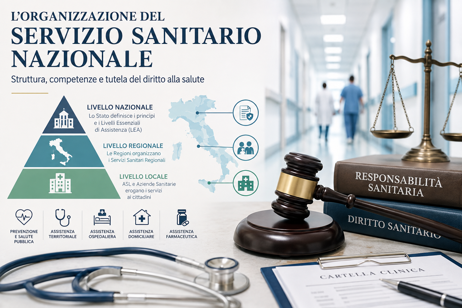 Scopri di più sull'articolo L’organizzazione del Servizio Sanitario Nazionale