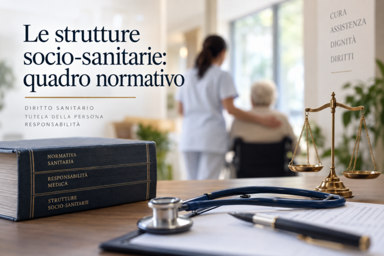 Scopri di più sull'articolo Le strutture socio-sanitarie: quadro normativo